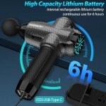 DARKIRON 10-Speed Muscle Massage Gun with 15 Heads