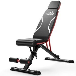 FLYBIRD Adjustable Folding Weight Bench for Home Gym