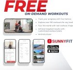 Sunny Health & Fitness Interactive Recumbent Elliptical