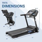 XTERRA Fitness Treadmill TR75 for Home Workouts