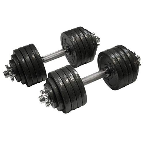 Adjustable 52.5-Pound Dumbbell Set by CAP Barbell