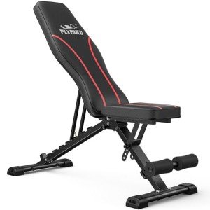 FLYBIRD Adjustable Weight Bench for Full Body Workouts