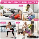 Fabric Resistance Bands for Working Out - Exercise Bands for Women and Men, Booty Bands for Legs and Butt, Yoga, Pilates, Rehab, Fitness and Home Workout