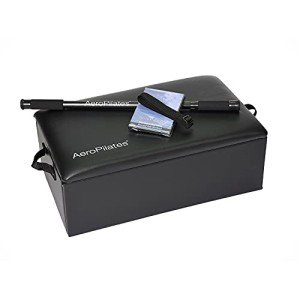 Stamina Products 05-0025 AeroPilates Reformer Accessory Elevation Box and Pole for Exercise Strength, Balance, Range of Motion, Black