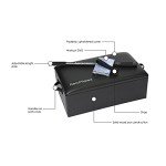 Stamina Products 05-0025 AeroPilates Reformer Accessory Elevation Box and Pole for Exercise Strength, Balance, Range of Motion, Black