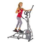 Sunny Health & Fitness Magnetic Elliptical with Tablet Holder