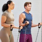 SPRI Braided Xertube Resistance Bands for Home Workouts