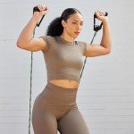 SPRI Braided Xertube Resistance Bands for Home Workouts
