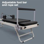 Foldable Pilates Reformer for Home and Gym Use
