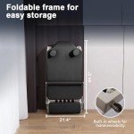 Foldable Pilates Reformer for Home and Gym Use