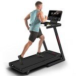 RUNOW Folding Treadmill with Manual Incline System