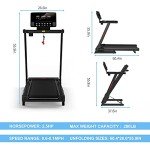 RUNOW Folding Treadmill with Manual Incline System