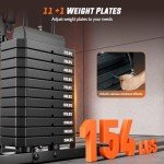 154LBS Home Gym with Multi-Exercise Cable Machine