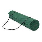 Gaiam Essentials Green Yoga Mat with Strap