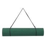 Gaiam Essentials Green Yoga Mat with Strap