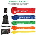 WIKDAY Heavy Resistance Bands Set with Door Anchor