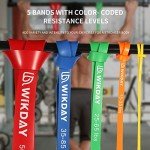 WIKDAY Heavy Resistance Bands Set with Door Anchor
