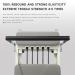 Foldable Pilates Reformer Machine for Home Fitness