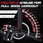 Keppi 1200LB Adjustable Weight Bench for Home Gym