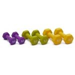 Neoprene Dumbbell Set with Rack – 3 Pairs