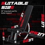 Keppi 1200LB Adjustable Weight Bench for Home Gym