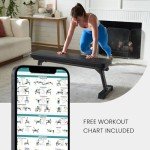 Foldable Flat Bench for Weight Training & Abs