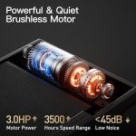 UMAY Folding Treadmill with Pulse Sensors and 3.0 HP