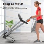 Merax Foldable Electric Treadmill for Home Fitness