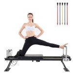 Foldable Pilates Reformer for Home Workouts