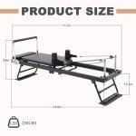 Foldable Pilates Reformer for Home Workouts