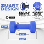 Yes4All 12lbs Non-Slip Neoprene Dumbbell Set