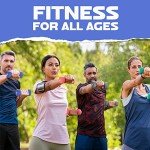 Yes4All 12lbs Non-Slip Neoprene Dumbbell Set