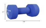 Yes4All 12lbs Non-Slip Neoprene Dumbbell Set