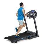 GYMAX Foldable Treadmill with Heart Rate Monitor