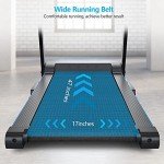 GYMAX Foldable Treadmill with Heart Rate Monitor