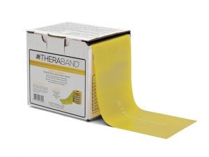 TheraBand 25 Yard Yellow Resistance Band Roll
