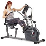 Sunny Health & Fitness Elite Recumbent Cross Trainer