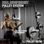 Mikolo 2200lbs Smith Machine with Cable System