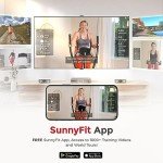 Sunny Health & Fitness Smart Elliptical Trainer
