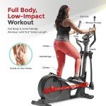 Sunny Health & Fitness Smart Elliptical Trainer