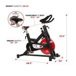 Sunny Health & Fitness Evolution Pro Indoor Cycling Bike
