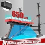 6-in-1 Adjustable Weight Bench with Squat Rack