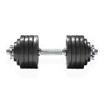 Adjustable 52.5-Pound Dumbbell Set by CAP Barbell