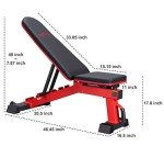 Adjustable Weight Bench for Full Body Workouts