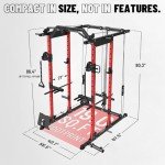 Mikolo Power Cage with Cable Crossover & Weight Set