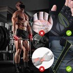 Trideer Men's Padded Workout Gloves with Grip