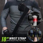 Trideer Men's Padded Workout Gloves with Grip