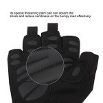Trideer Men's Padded Workout Gloves with Grip