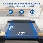 Folding Treadmill with Auto Incline and LCD Display