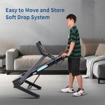 Folding Treadmill with Auto Incline and LCD Display